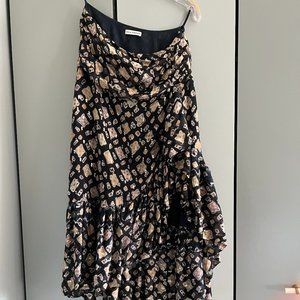 Ulla Johnson Patterned Slit Skirt